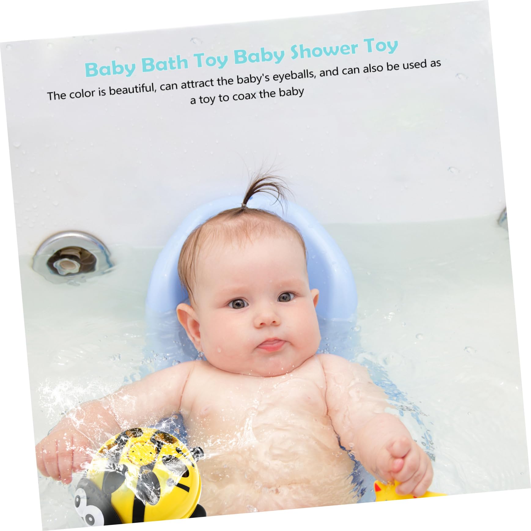 1pc Water Toy for Bathtub - Safe Plastic Bath Toys for 1 Year Old Babies - Fun Summer Water Play for Toddlers in Pool, Beach & Bathtime