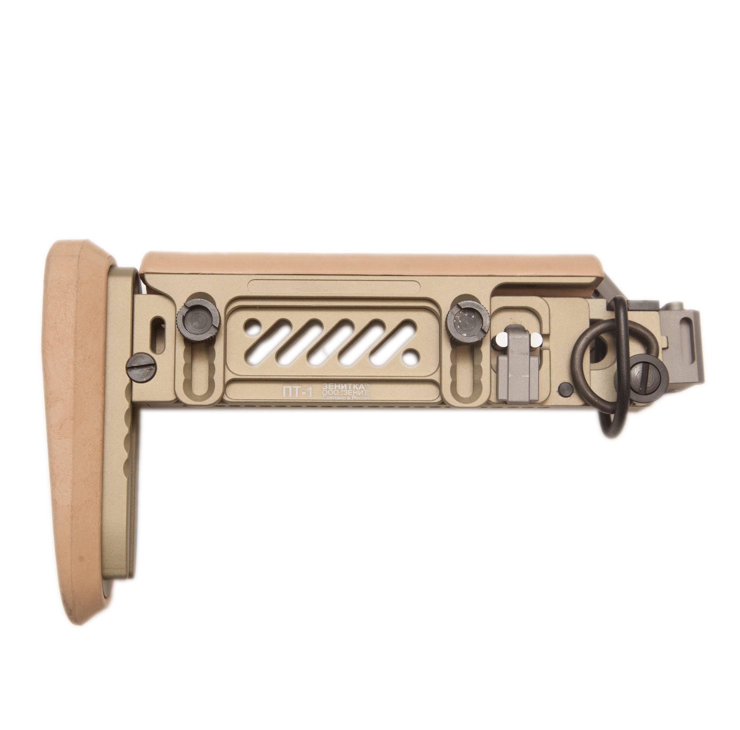 ZenitCo PT-1 Adjustable Rifle Stock - Lightweight & Durable for AK & AR Platforms - Perfect for Tactical Shooting & Hunting