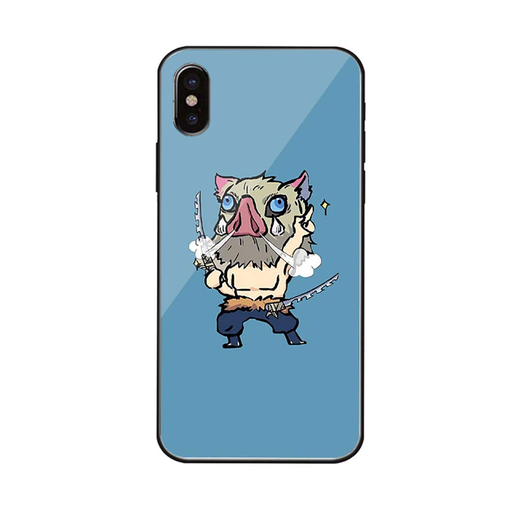 Premium Demon Slayer Kimetsu No Yaiba Anime iPhone Case - Shockproof TPU Cover for iPhone XS Max/11 Pro Max/XR/All Series | Perfect for Anime Fans & Daily Protection