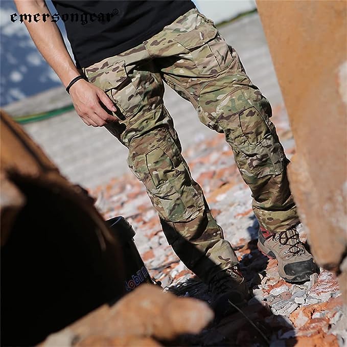 EMERSONGEAR G3 Paintball Pants with Knee Pads - Tactical Combat Pants for Men, Army Airsoft BDU Outdoor Trousers | Perfect for Paintball, Airsoft, Tactical Training & Outdoor Adventures