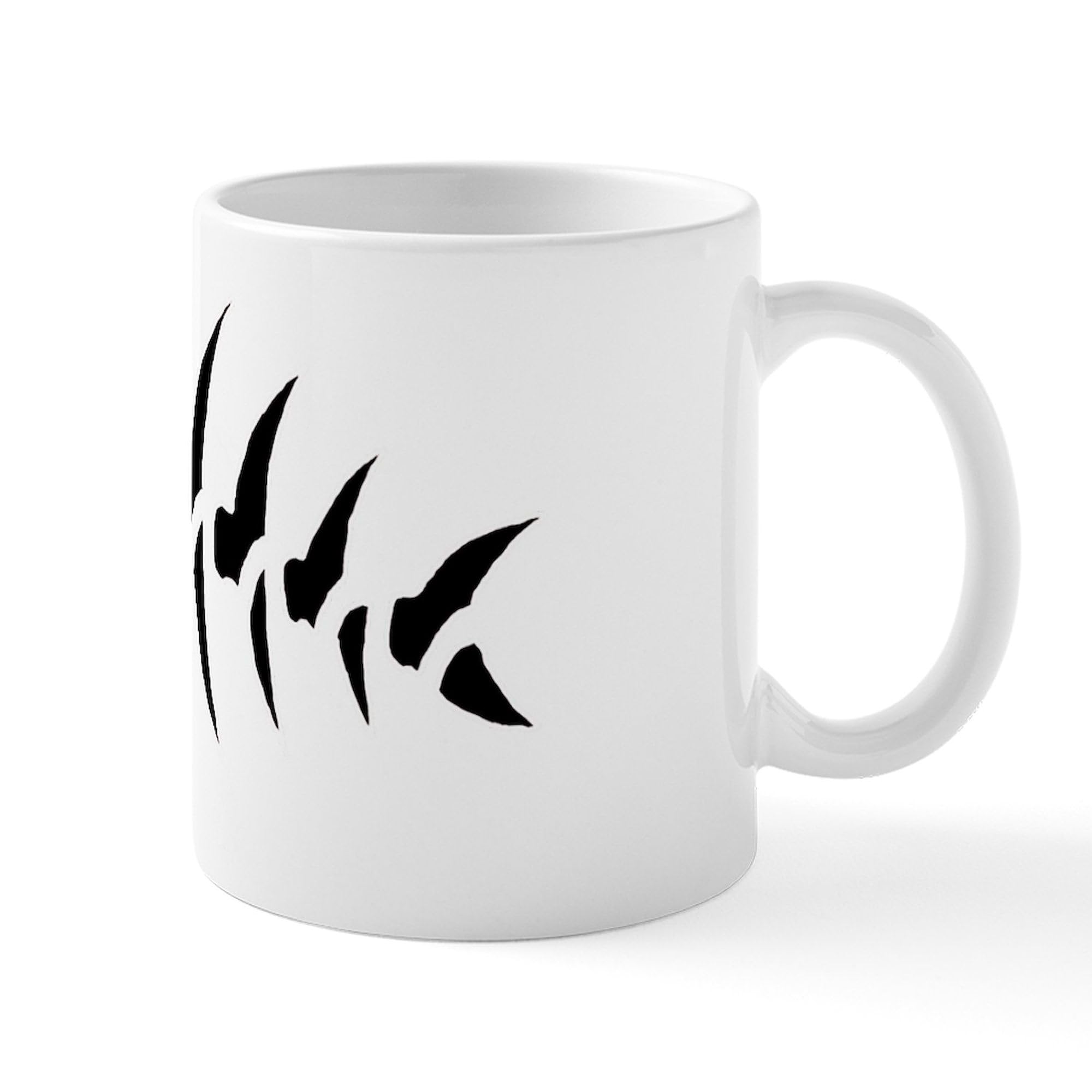 Pirate Fish Ceramic Coffee Mug 11 oz (325 ml) - Funny Novelty Gift for Pirate Lovers, Perfect for Coffee, Tea & Hot Drinks at Home or Office