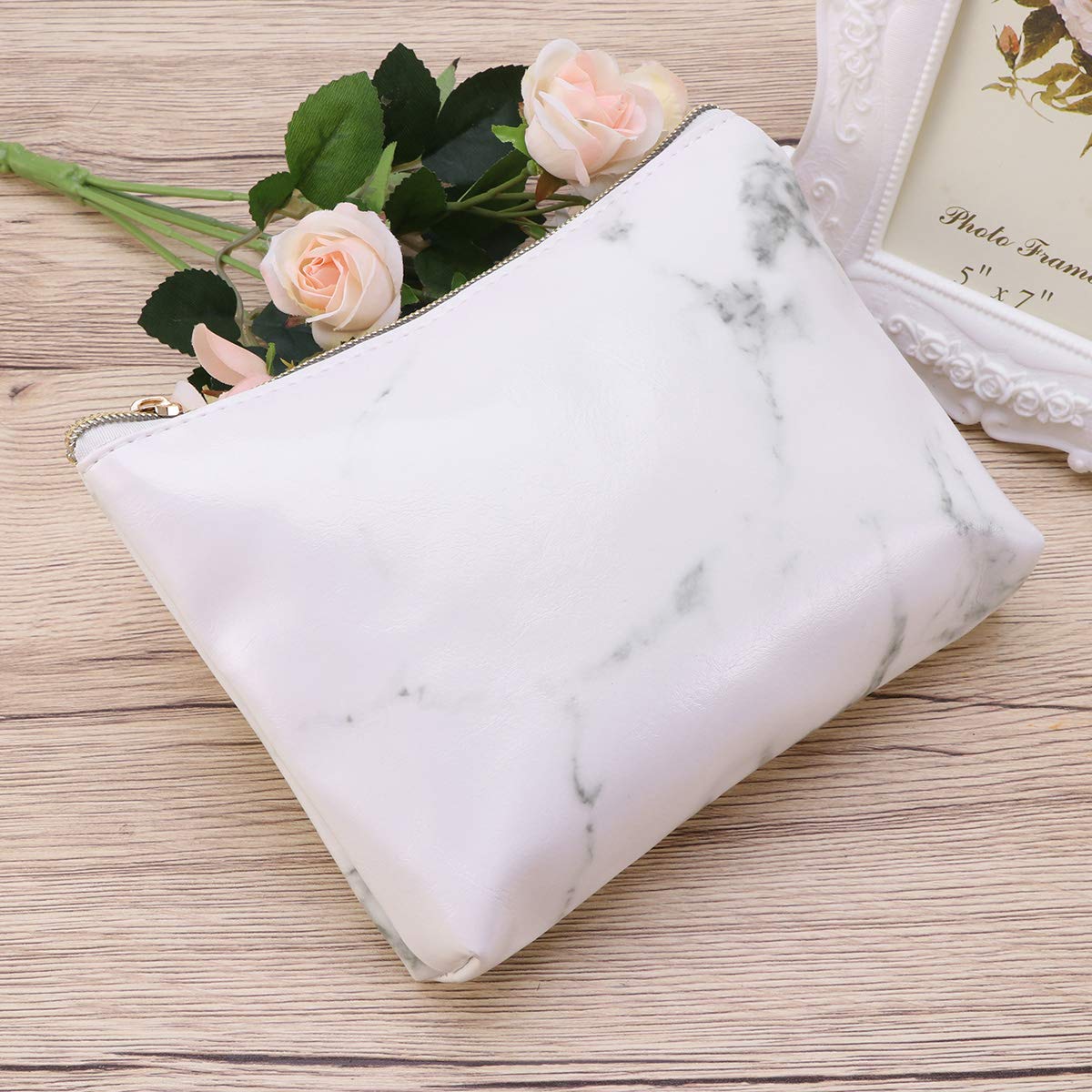 TOPBATHY Large Makeup Bag for Women - Waterproof Cosmetic Organizer Pouch with Zipper, Travel Toiletry Bag for Makeup Brushes & Accessories - Perfect for Travel, Gym, and Daily Use
