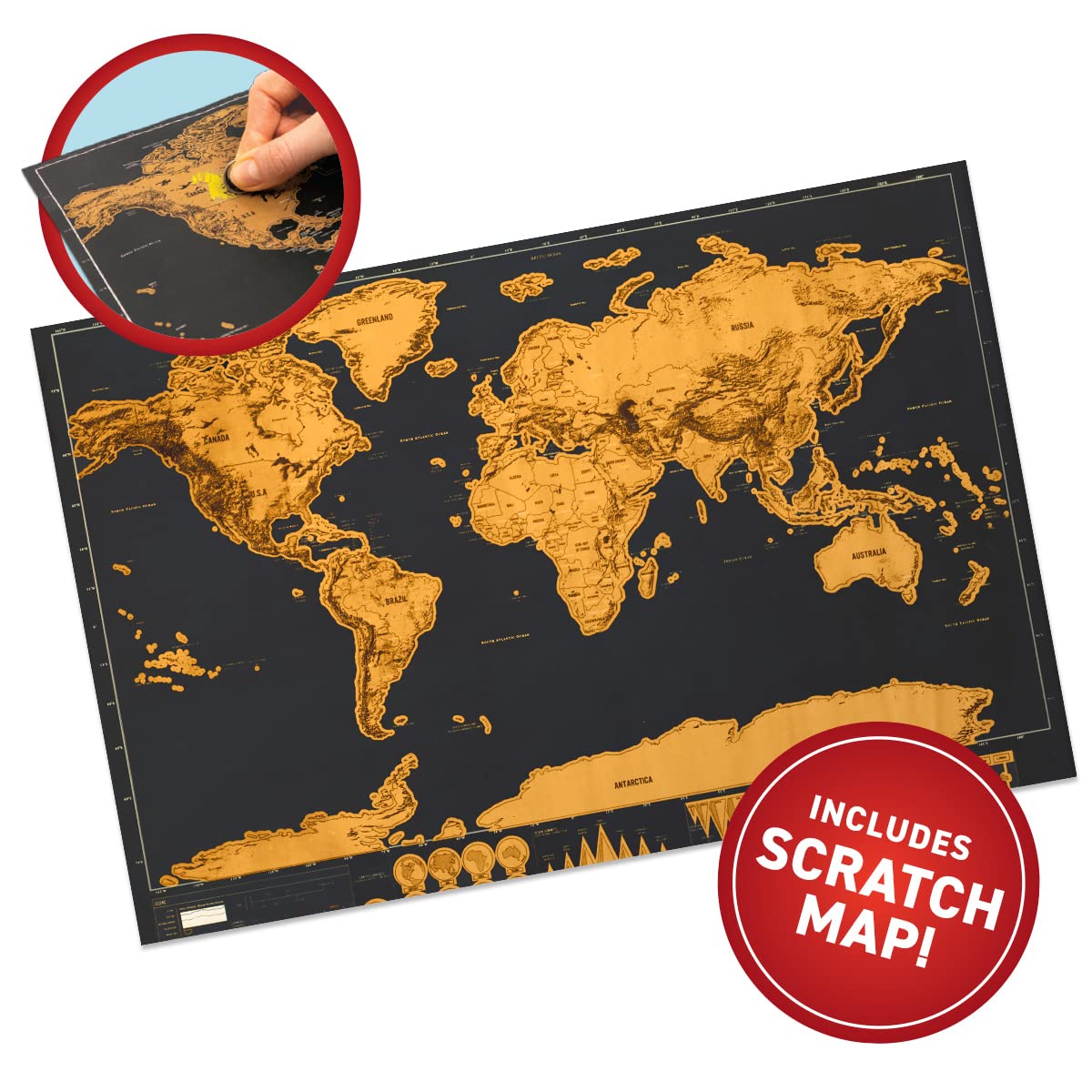 Interactive VR World Atlas Gift Box - Illustrated STEM Learning Activity Set for Kids Ages 8+ | Virtual Reality Geography Education & Classroom Teaching Aid