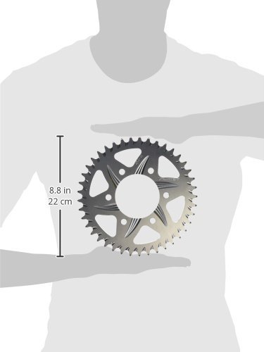 Vortex 454-41 Silver 41-Tooth 525-Pitch Rear Sprocket - High-Performance Motorcycle Sprocket for Smooth Riding & Enhanced Durability - Perfect for Street Bikes, Cruisers & Off-Road Adventures