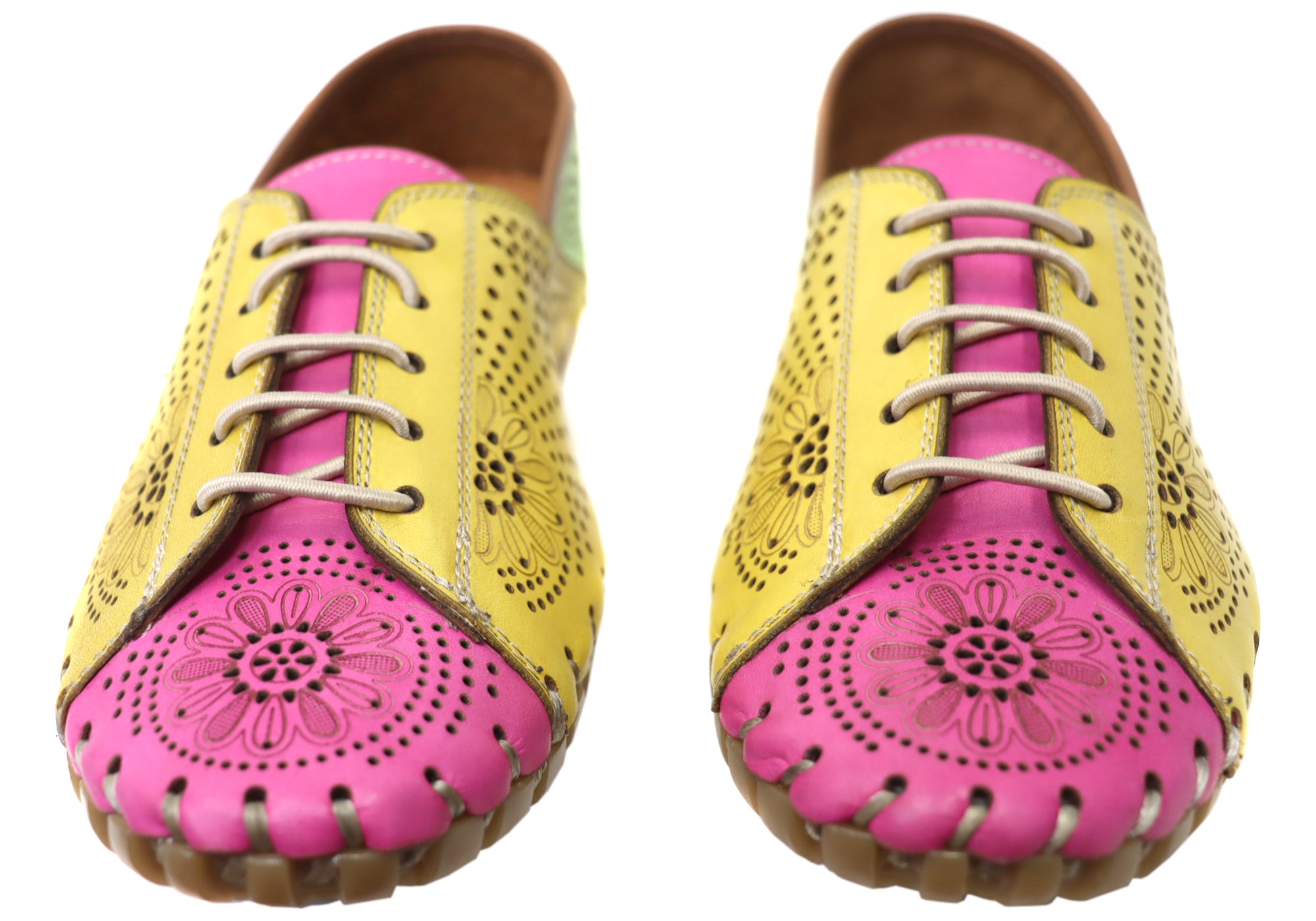 Orizonte Charmaine Women's Comfortable Leather Shoes - European Style for Walking, Work & Casual Wear