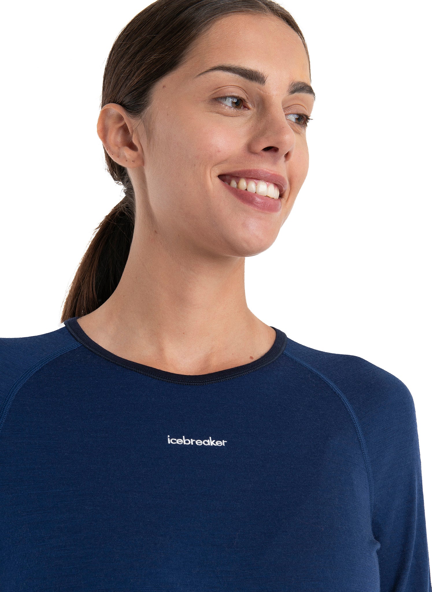 200 Sonebula Merino Wool Long Sleeve Crew Neck Base Layer Top for Women - Warm Thermal Underwear for Hiking, Skiing & Winter Outdoor Activities