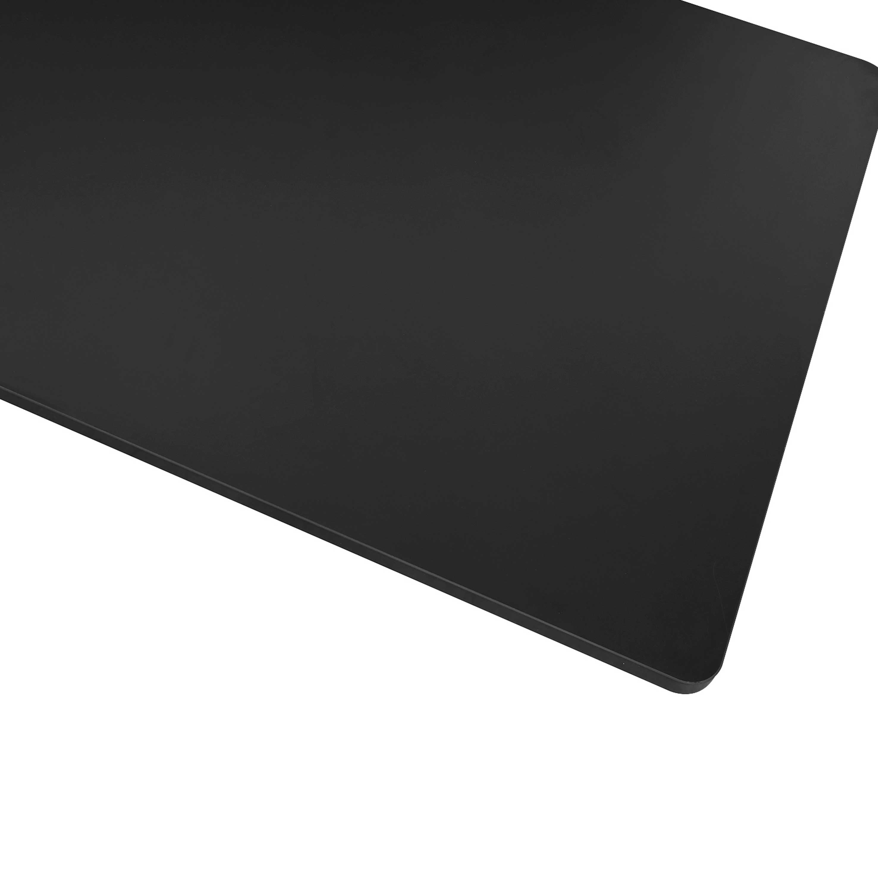 Black Rectangular Office Desk 55