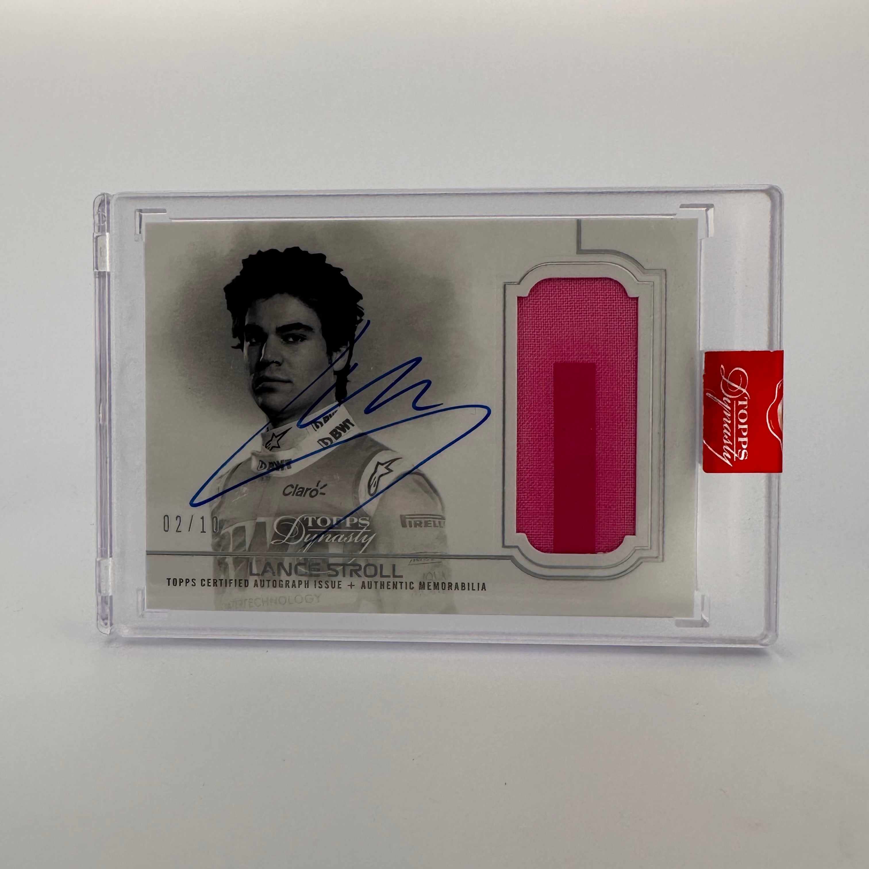 Lance Stroll 2020 Dynasty Autograph Patch - BWT Racing Point F1 Driver Collectible for Fans & Memorabilia Enthusiasts | Perfect for Display, Gifts, and Racing Memorabilia Collections