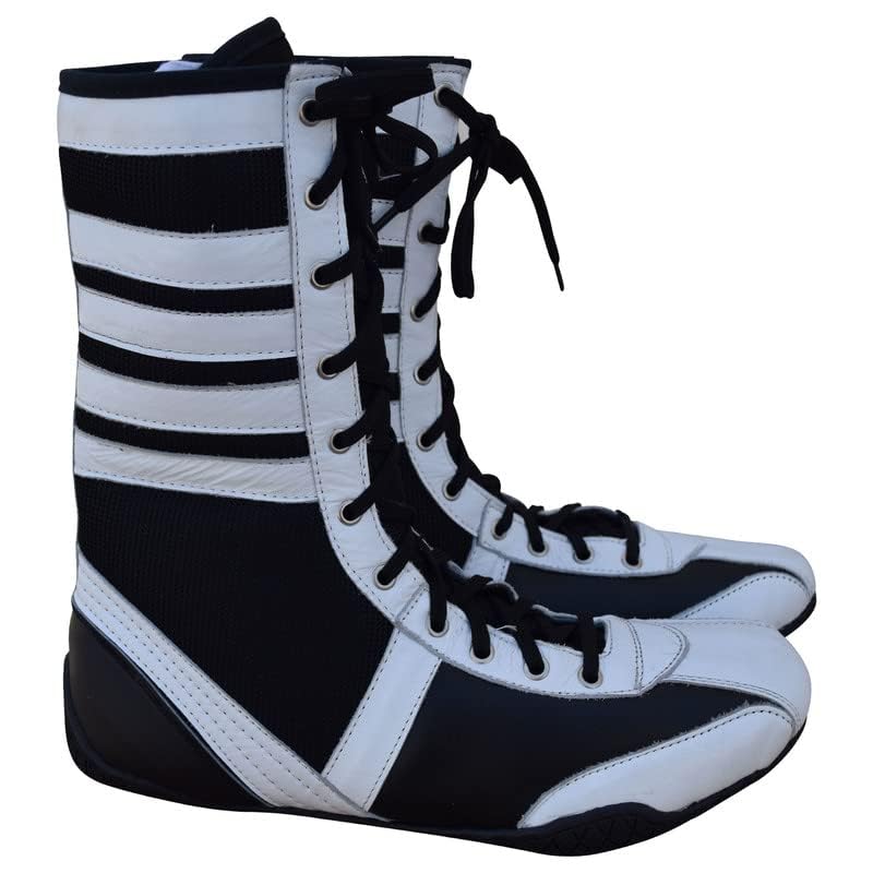 Professional Boxing & Wrestling Shoes for Men & Women - Breathable, Non-Slip Rubber Sole, Lightweight Training Shoes for Adults & Youth - Perfect for Boxing Gyms, MMA Training & Martial Arts Practice