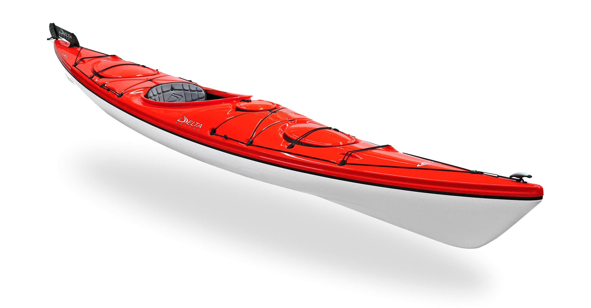 Delta 15.5GT Kayak with Rudder System - Lightweight Touring Kayak for Lakes & Rivers | Perfect for Fishing, Camping and Water Exploration