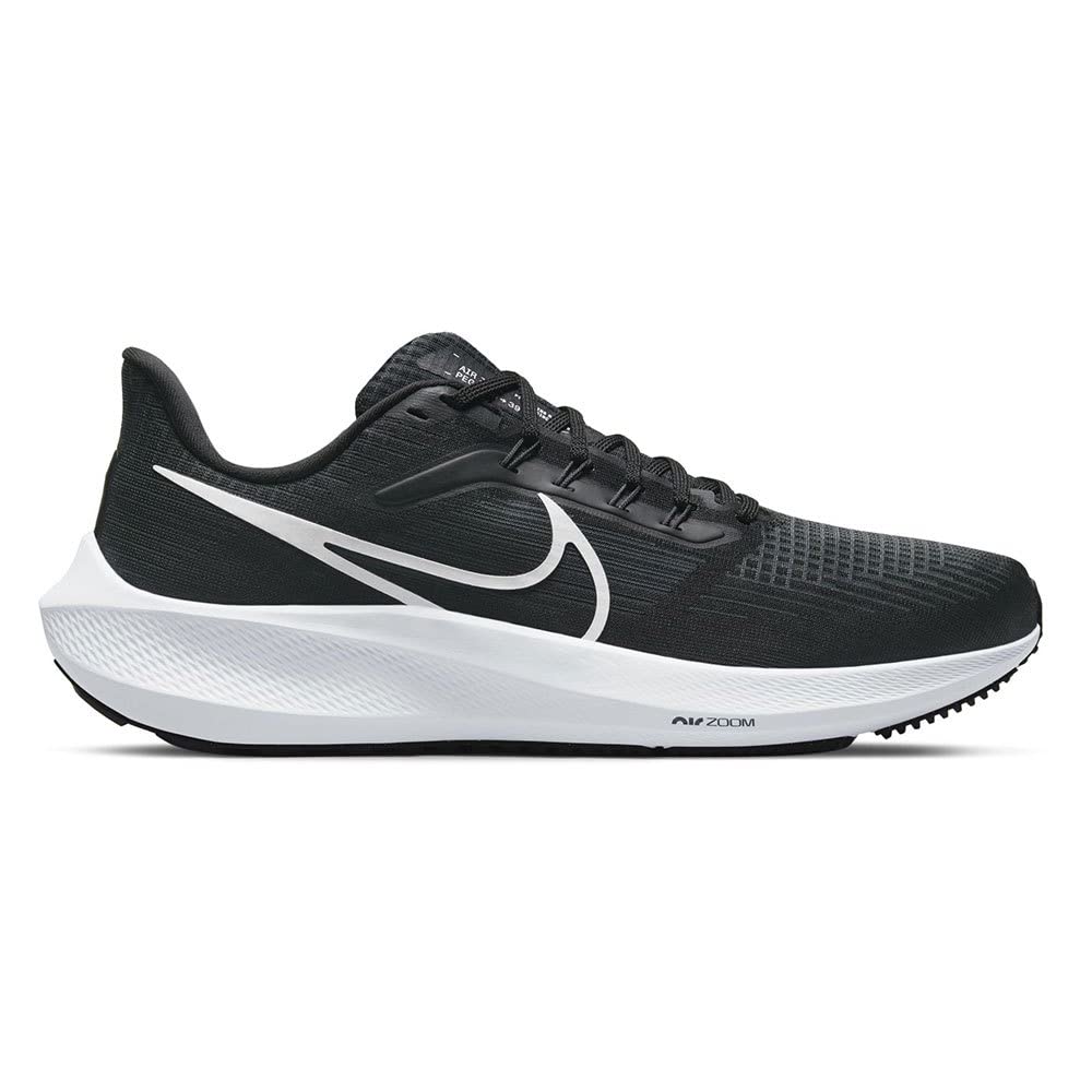 Nike Men's Air Zoom Pegasus 39 Running Shoes - Black/White-Black - Size 6 | Lightweight Cushioned Sneakers for Jogging, Training & Everyday Wear