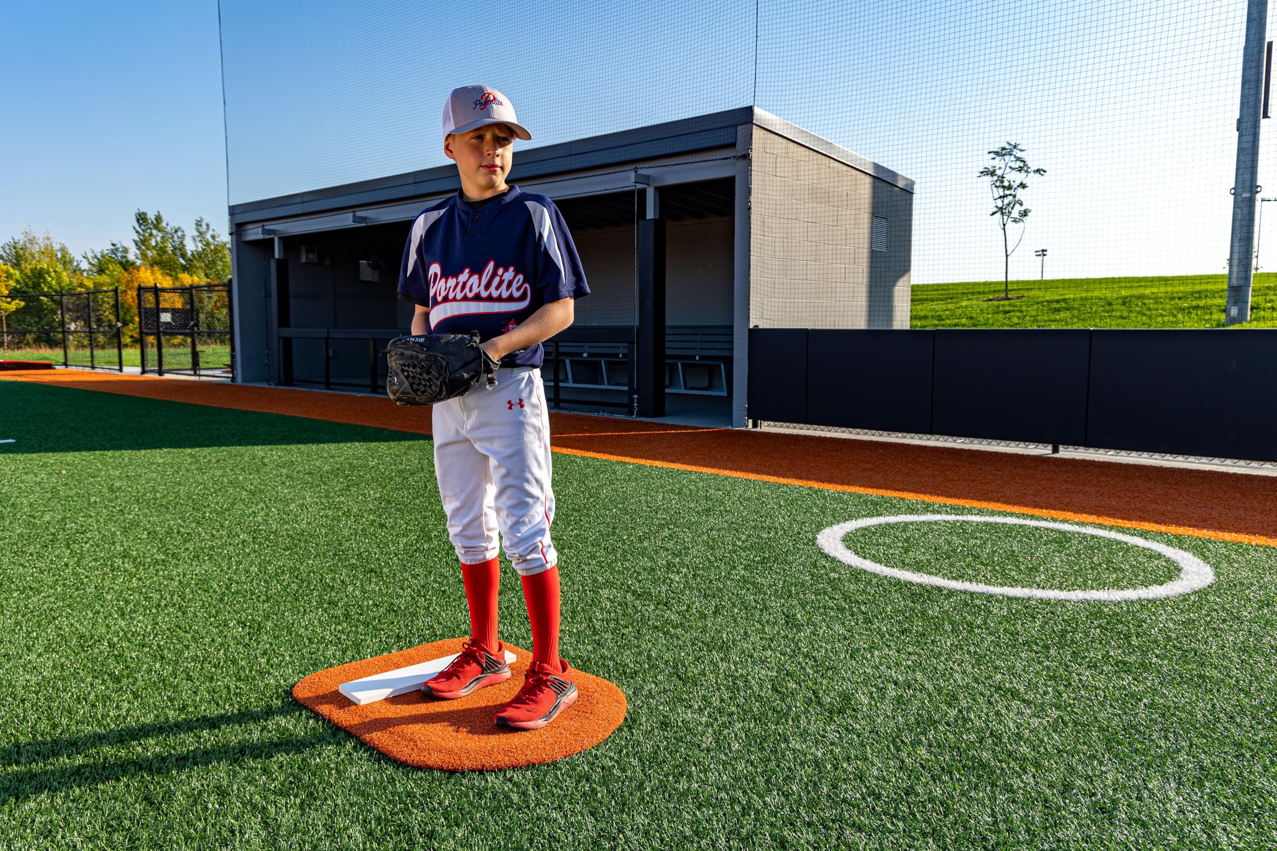 Premium Short Spiked Baseball Pitching Mat - Non-Slip One-Piece Training Mat for Pitchers | Perfect for Indoor/Outdoor Practice, Bullpen Sessions & Pitching Drills
