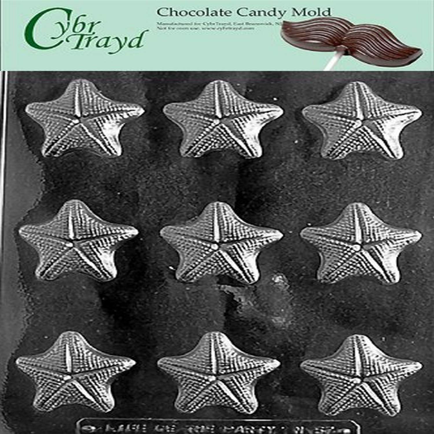 Premium Nautical Candy & Chocolate Molds Set - Shell, Starfish & Ocean-Themed Baking Tools for DIY Desserts, Party Favors & Beach Wedding Decorations