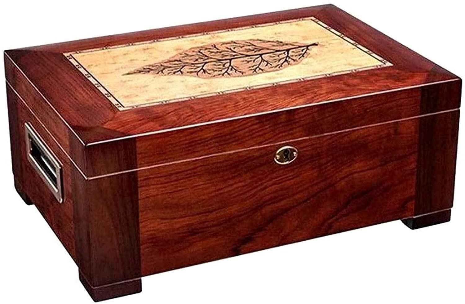 Premium ROSG Cigar Humidor - Large Capacity Desktop Cigar Storage Box with Double-Layer Moisturizing System - Perfect for Home, Office & Gifts for Cigar Enthusiasts
