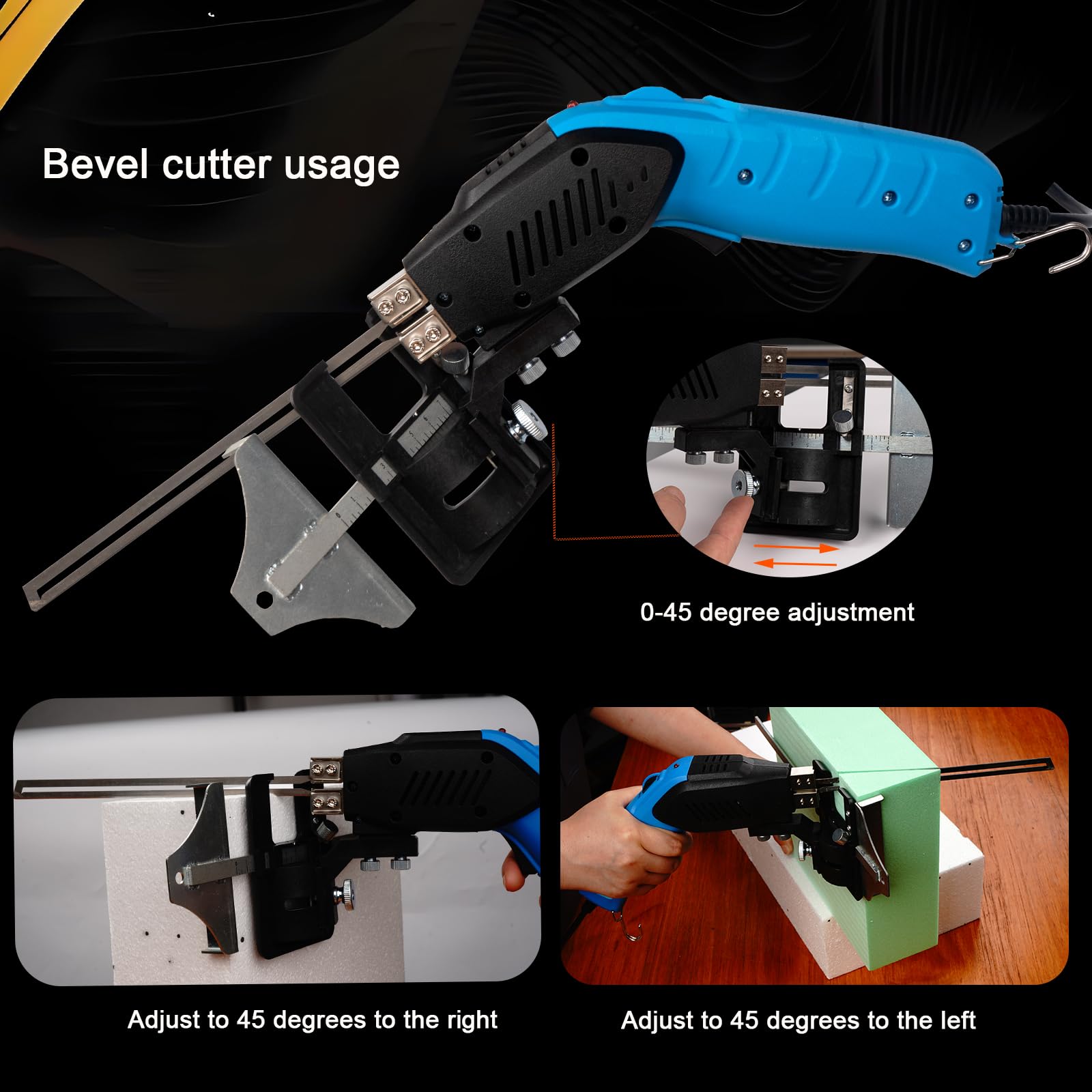 Electric Hot Knife for Foam Cutting - Professional Foam Cutter Tool with Blades & Accessories Kit - Perfect for Engraving, DIY Handmade Projects, Crafting, and Foam Sculpting