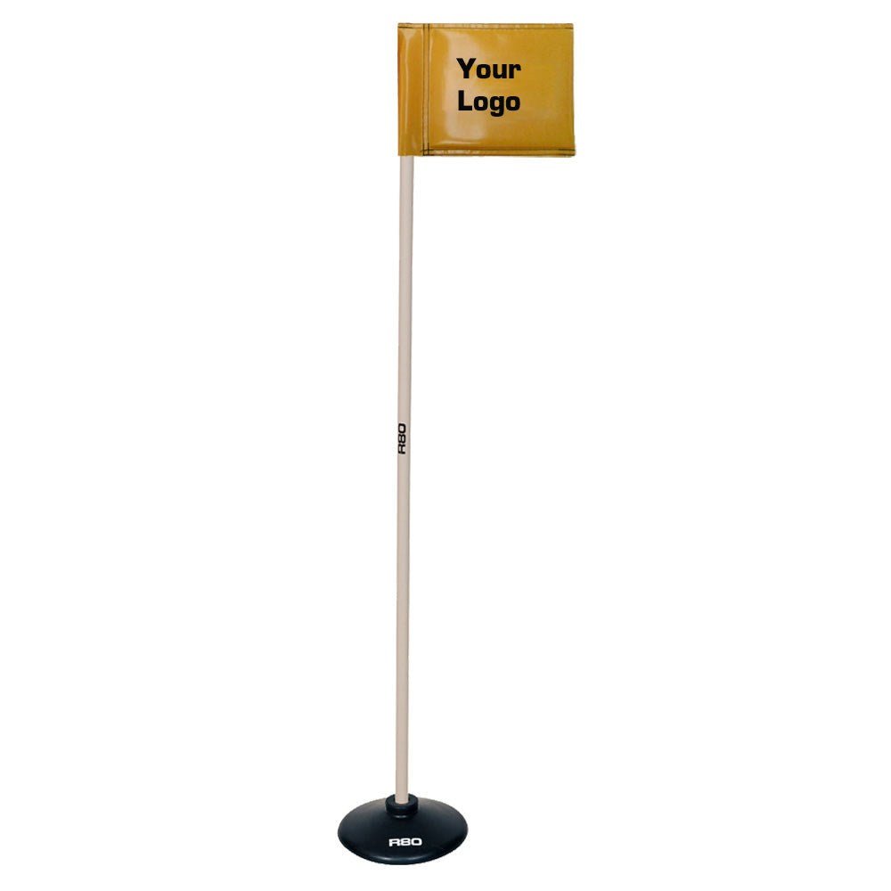 Custom Printed Indoor Artificial Surface Flag with Rigid Pole - Perfect for Home Decor, Office Display & Sports Events