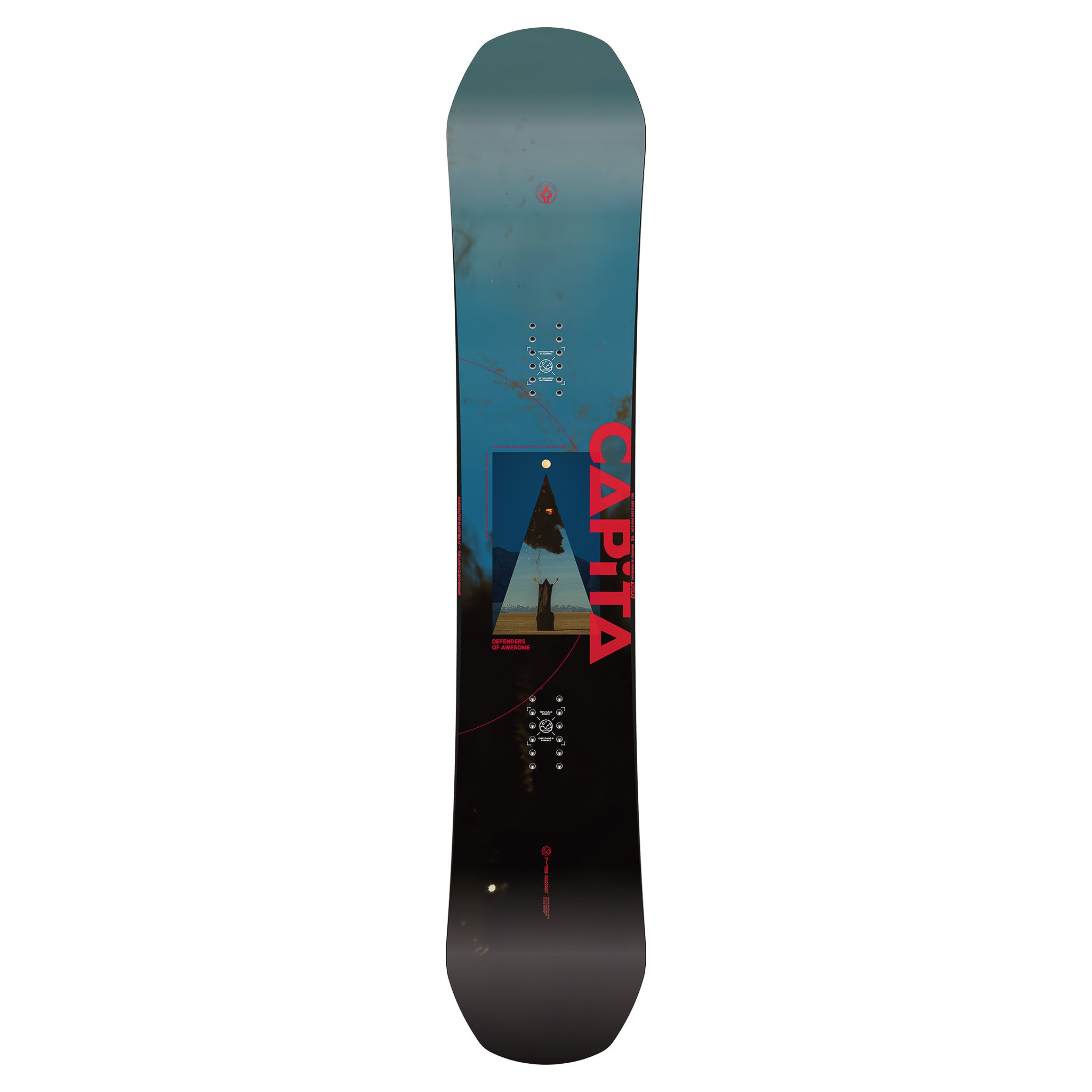 CAPiTA Defenders Of Awesome Snowboard 2025 - Premium All-Mountain Freestyle Snowboard for Men & Women - Perfect for Park, Powder & Freeride Adventures