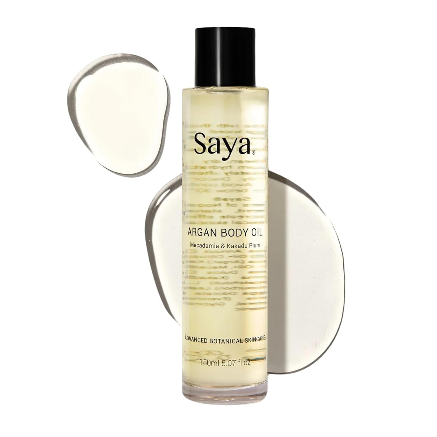 Organic Argan Body Oil for Dry Skin - Deep Hydrating Moisturizer with Jojoba, Sweet Almond & Macadamia Oils | Ylang Ylang & Mandarin Scent | 5oz for Soft, Smooth & Rejuvenated Skin | Perfect for Massage, After Shower & Nighttime Skincare Routine