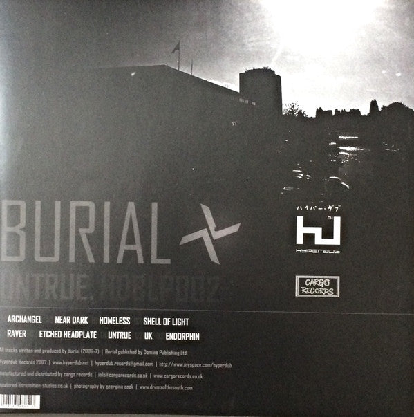 Burial – Untrue 2x12 Vinyl LP (Hyperdub HDBLP002) | Electronic Music Album for Home Listening & DJ Sets