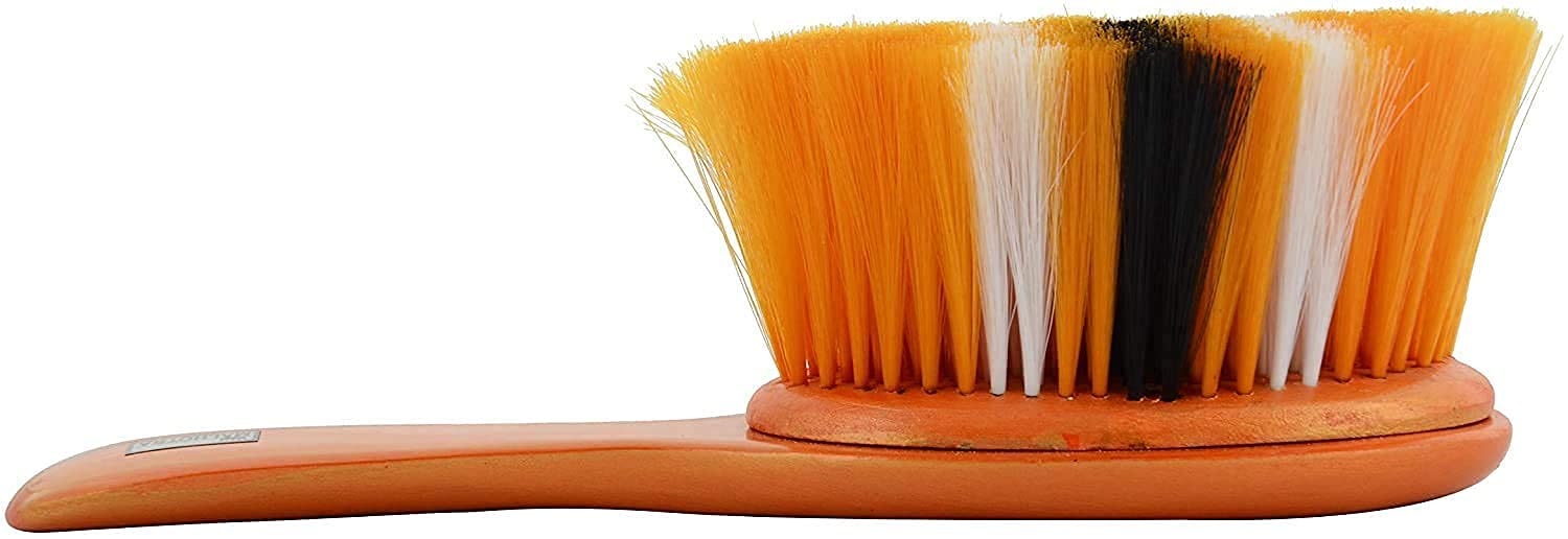 CRITEX MART Wooden Hair Duster Brush - Multicolor Powder Cleaning Brush for Hair, Neck & Makeup - Perfect for Salons, Home Styling & Professional Grooming