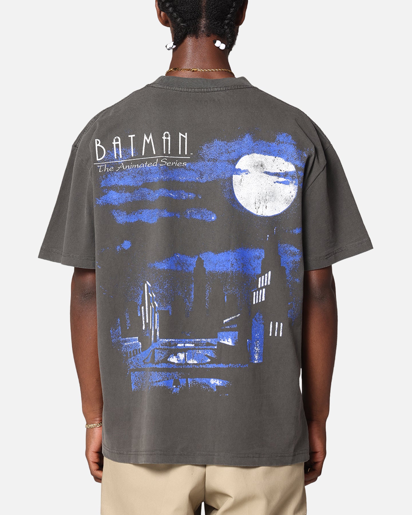 Vintage DC Batman The Animated Series Heavy Cotton T-Shirt - Black Wash | American Thrift | Casual Wear & Comic Con Costume
