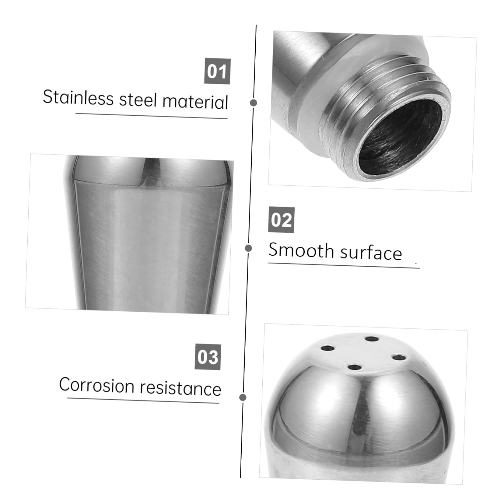 DOITOOL Stainless Steel Espresso Coffee Machine Nozzle - Reusable Steam Spout for Milk Frothing & Coffee Concentrate - Replacement Part for Espresso Makers (1PC) - Perfect for Home Baristas & Coffee Shops