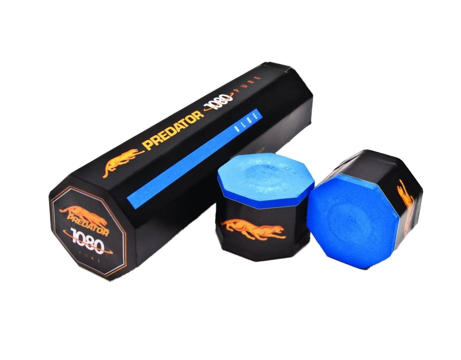 Premium Predator Cue Chalk - High-Performance Billiard Chalk for Pool Sticks - Enhances Grip & Reduces Miscues - Perfect for Professional Pool Players & Home Game Rooms