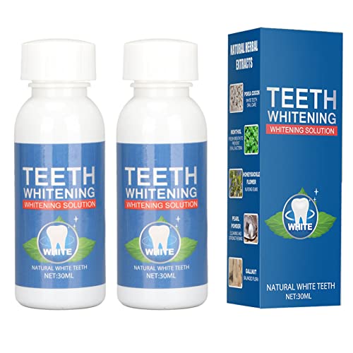 ANGGREK Teeth Whitening Liquid for Bad Breath Removal - Dental Care Solution 30ml (2 Pack) - Whitens Teeth & Freshens Breath for Daily Oral Hygiene & Confidence Boost