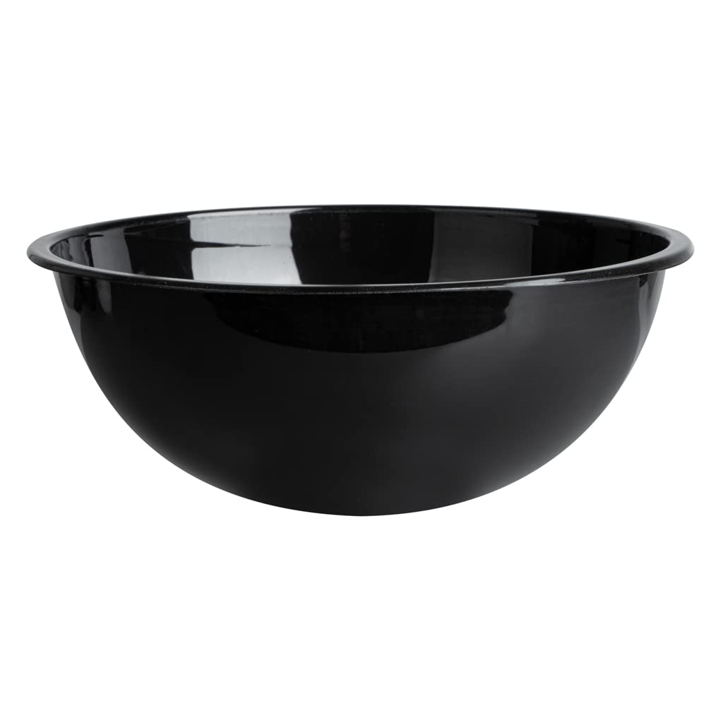 200-Pack 18oz Recyclable Plastic Salad Bowls - Disposable Black Restaurantware for Pasta, Salads, Takeout | BPA-Free, Eco-Friendly Food Containers for Catering, Parties & Meal Prep