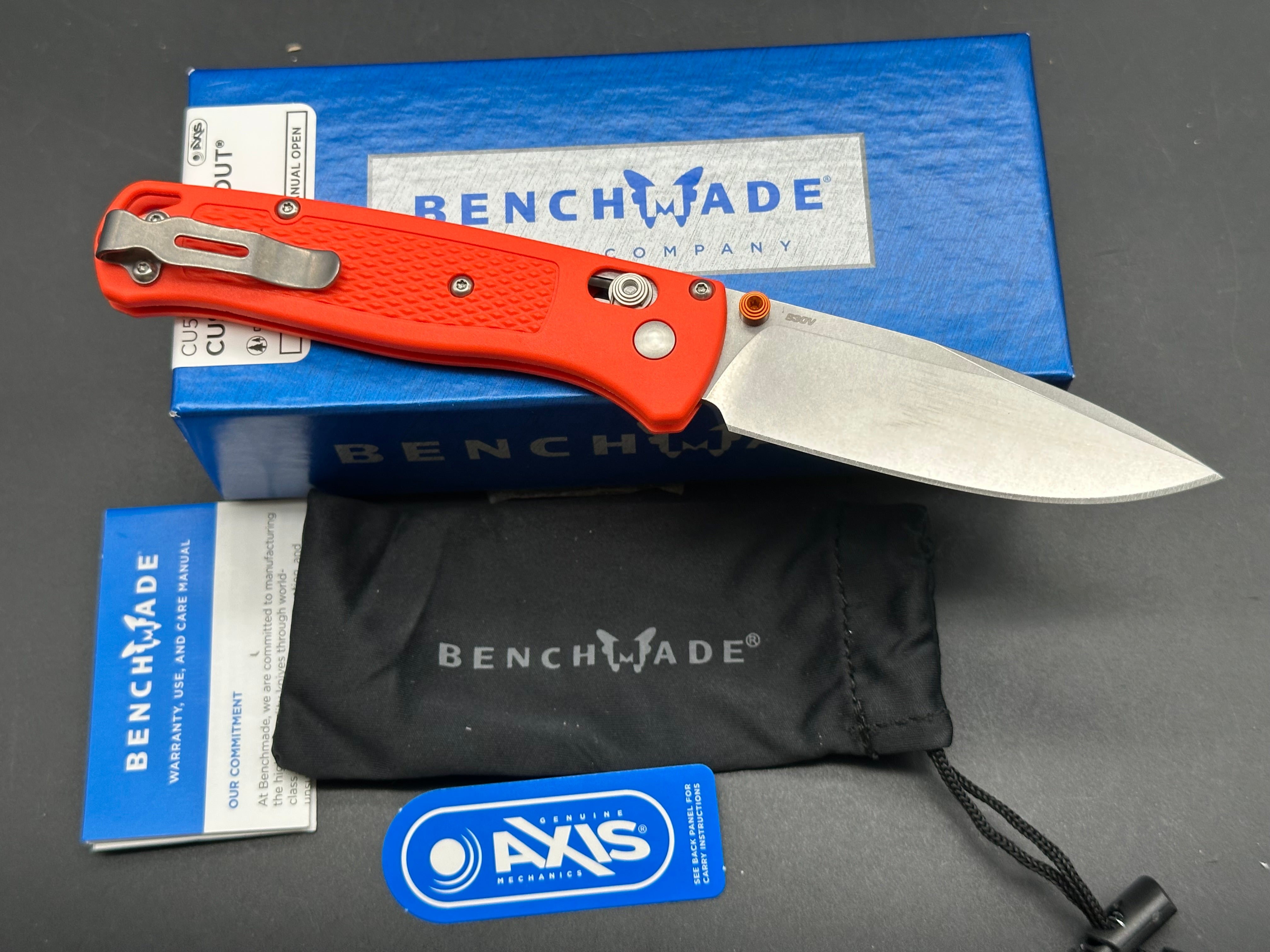 Benchmade Bugout Custom Knife - New 3.24