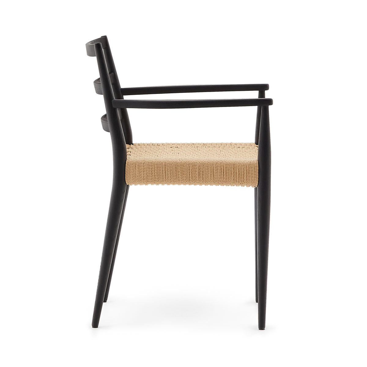 Kave Home Analy Armchair - Modern Accent Chair for Living Room, Bedroom & Office - Comfortable Upholstered Lounge Chair with Wooden Legs - Perfect for Relaxing, Reading & Decorating Your Home