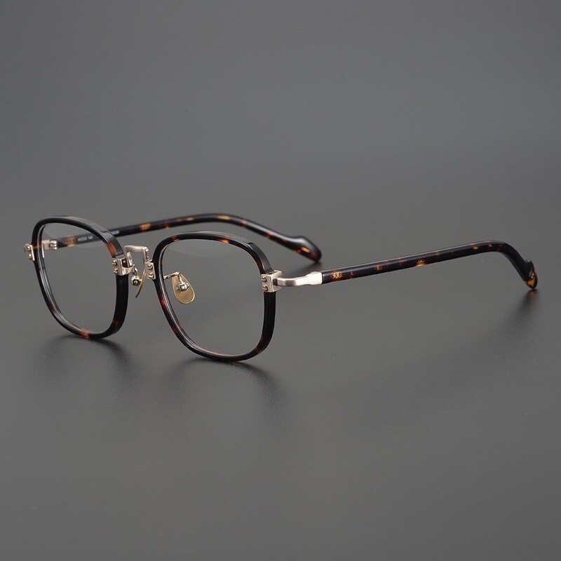 Vintage Acetate Round Eyeglass Frames - Classic Retro Style for Men & Women - Perfect for Reading, Fashion, and Everyday Wear
