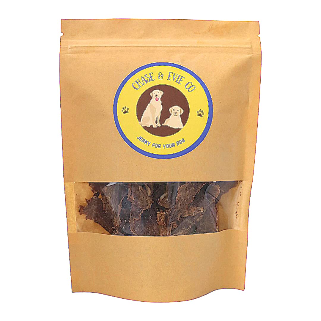 Natural Beef Brisket Dog Treats - USA Made, No Fillers - for Training & Rewards