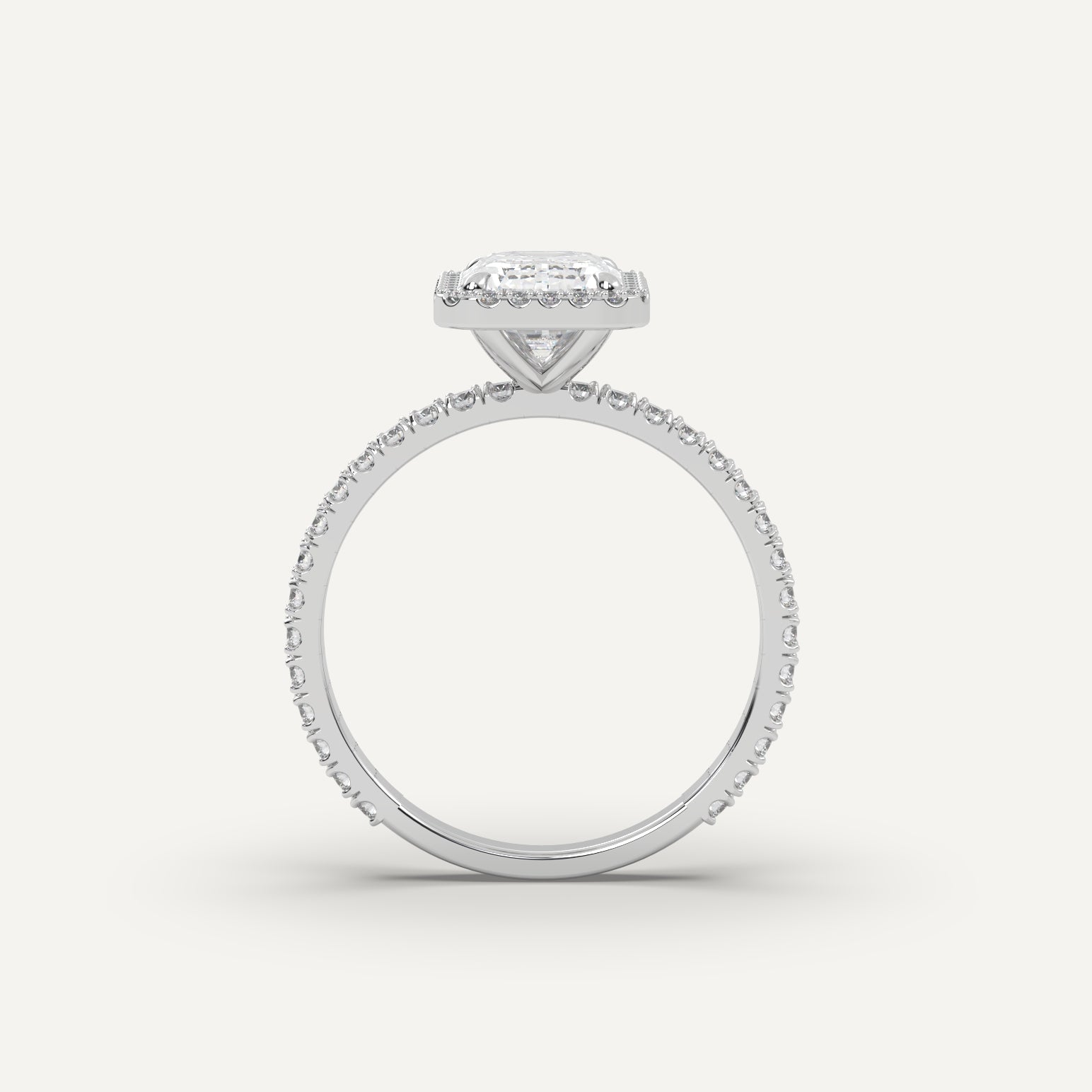 2 Carat Emerald Cut Diamond Ring - Elegant Solitaire Engagement Ring for Women | Perfect for Proposals, Weddings & Anniversaries