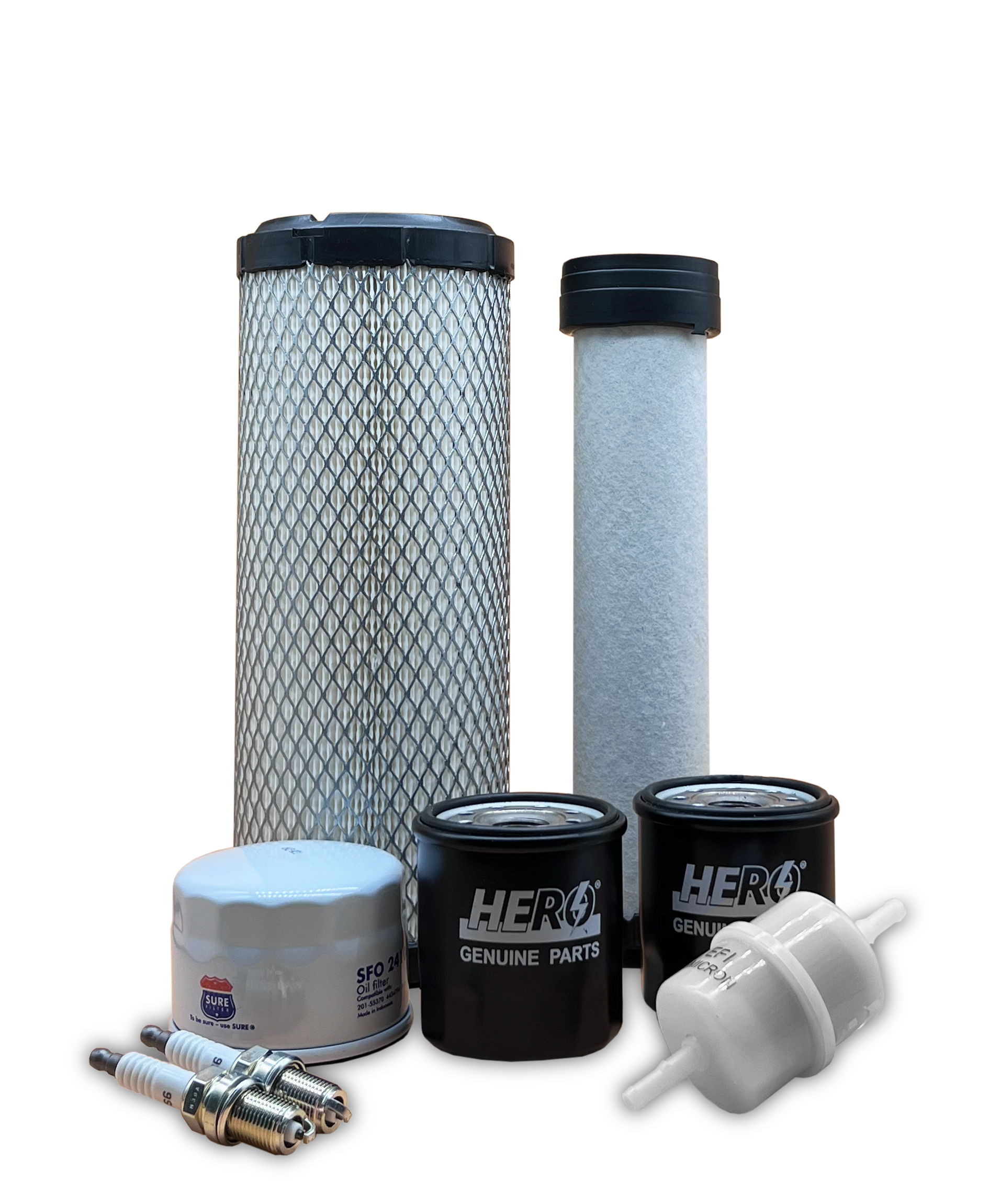 HERO® Replacement Air & Oil Filter Kit Compatible with Scag SPZ 61H 26BV Patriot Zero Turn Mower - Maintenance Parts for Lawn Mower Tune-Up & Engine Protection