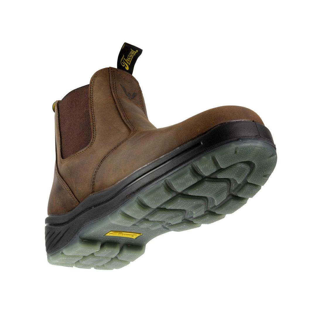 Thoroflex Series 6 Composite Toe Quick Release Chelsea Boot - Waterproof Work Boots for Men - Slip Resistant Safety Shoes for Construction & Outdoor Work