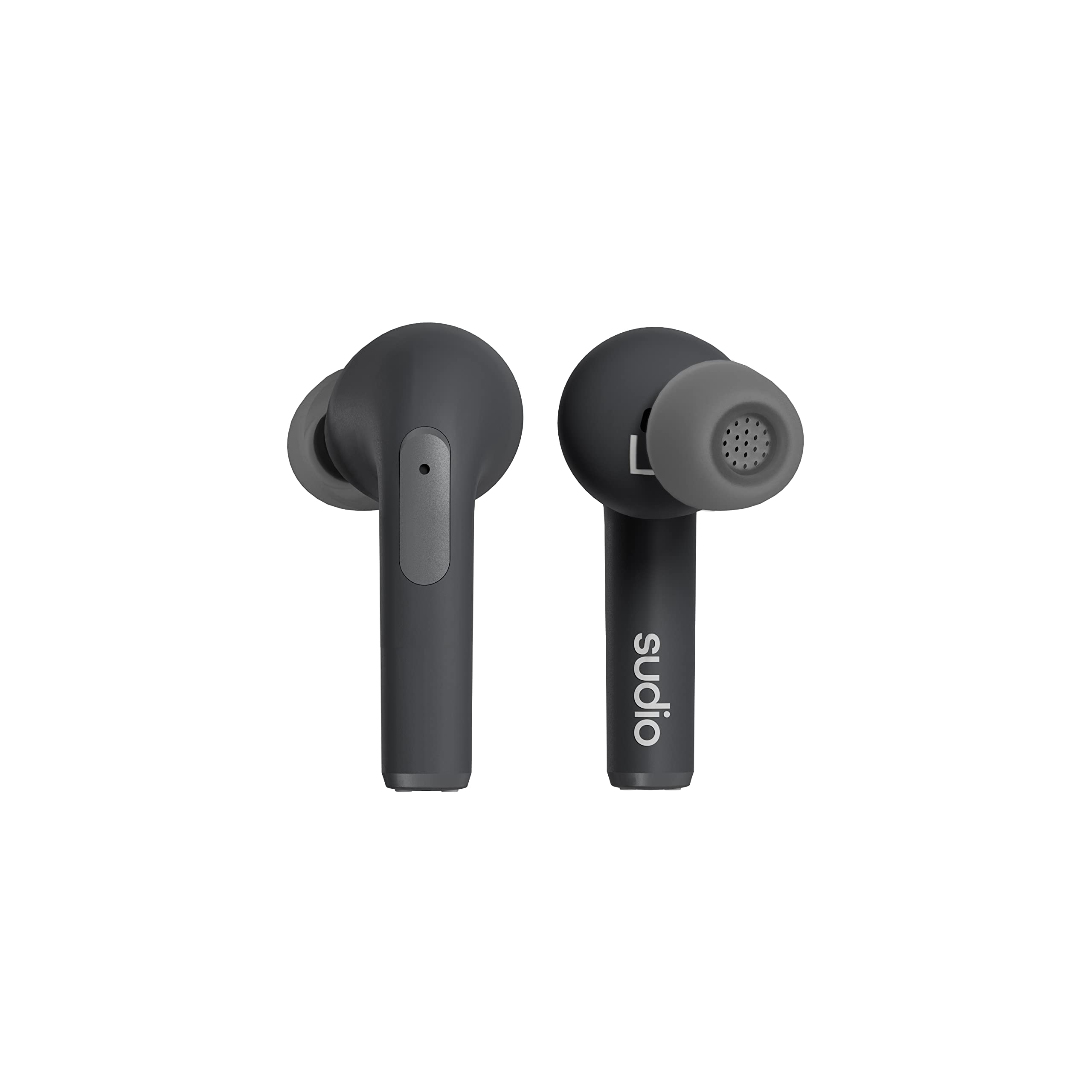 Sudio N2 Pro True Wireless Bluetooth Earbuds with ANC - Multipoint Connection, IPX4 Water Resistant, USB-C & Wireless Charging, 30H Playtime, Mic (Black) | Perfect for Workouts, Commuting & Travel
