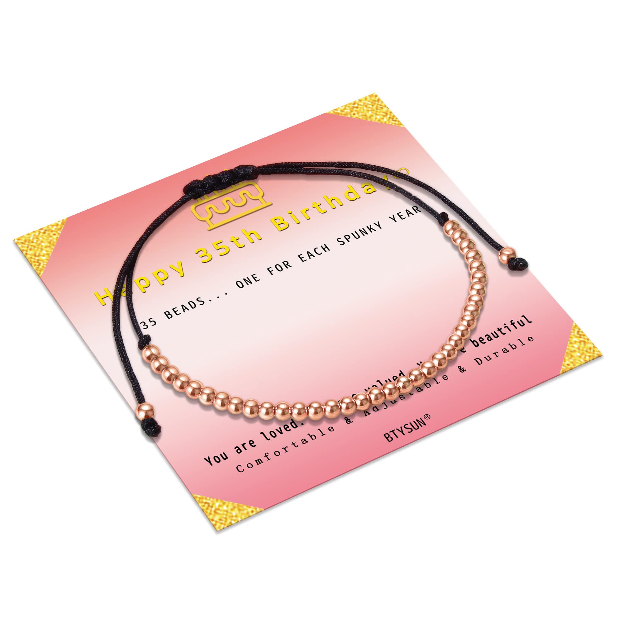 Adjustable Birthday Bracelets for Women & Teen Girls - Silver/Gold/Rose Gold Beaded Link Bracelet - Perfect Gift for Daughter, Girlfriend, Wife, Sister & Best Friend - Birthday & Christmas Jewelry (Ages 14-35) - Ideal for Parties, Anniversaries & Special Occasions