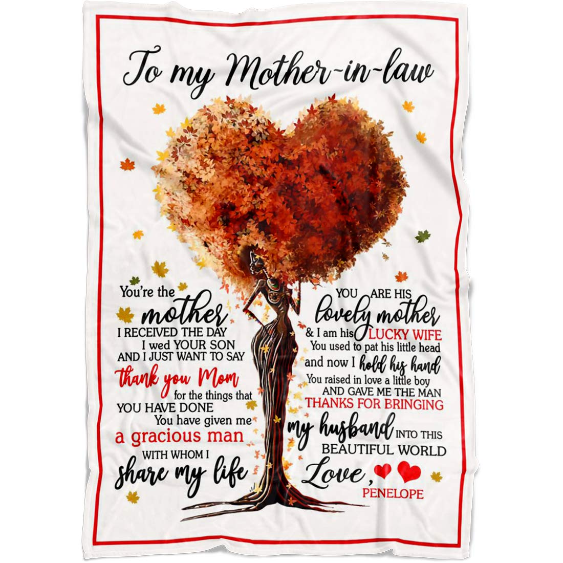 Personalized Fleece Blanket for Mom - Custom Mother's Day Gift from Daughter & Son with Kids' Names - 'To My Mom We Love You' Embroidery - 60
