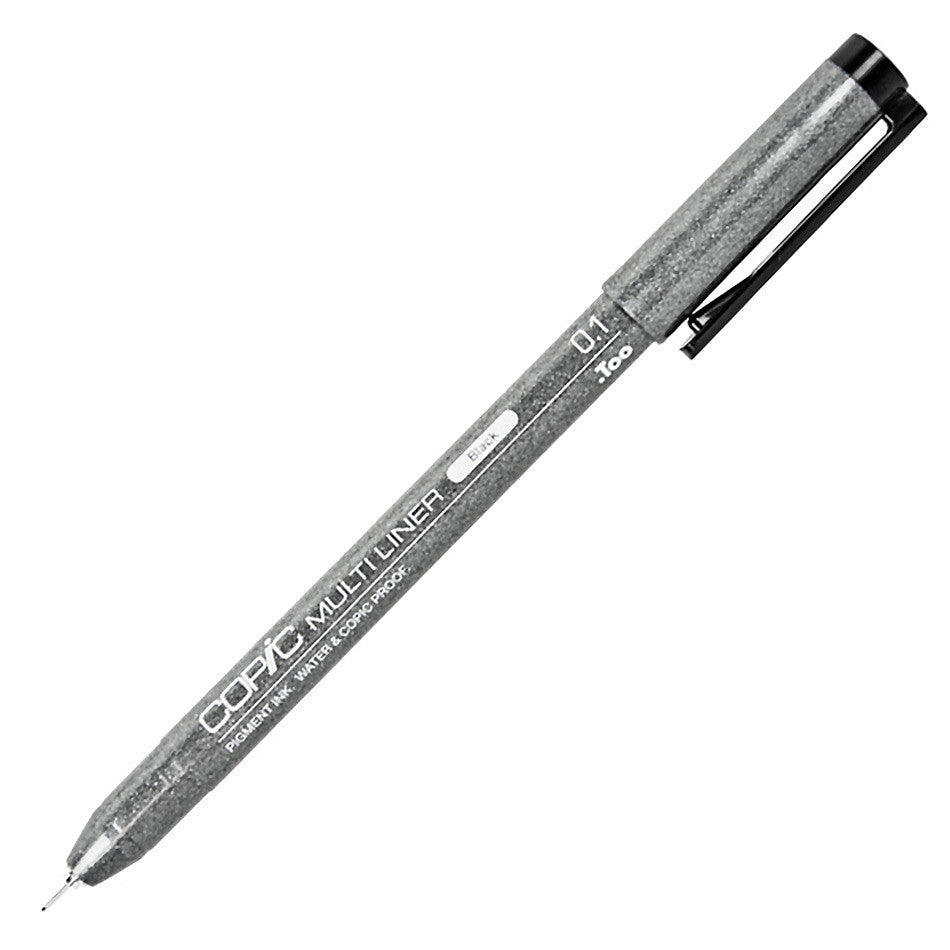 Copic MultiLiner Black Fine Line Drawing Pen Set - Professional Sketching, Inking & Illustration Tools for Artists, Manga & Comic Book Drawing