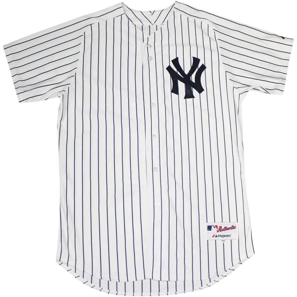 Authentic Derek Jeter Signed New York Yankees Pinstripe Jersey with COA - MLB Memorabilia for Collectors & Yankees Fans - Perfect for Display, Gifts & Sports Memorabilia Collections