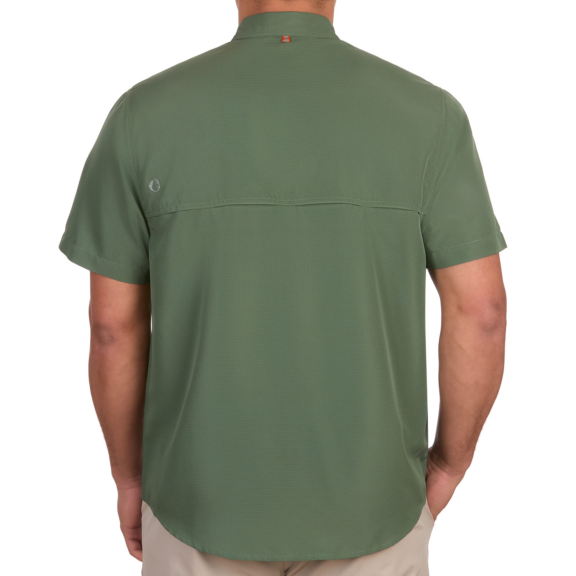 Men's Quick-Dry Fishing Shirt - Breathable Polyester Short Sleeve Outdoor Shirt for Hiking, Camping & Summer Activities | American Outdoorsman Collection