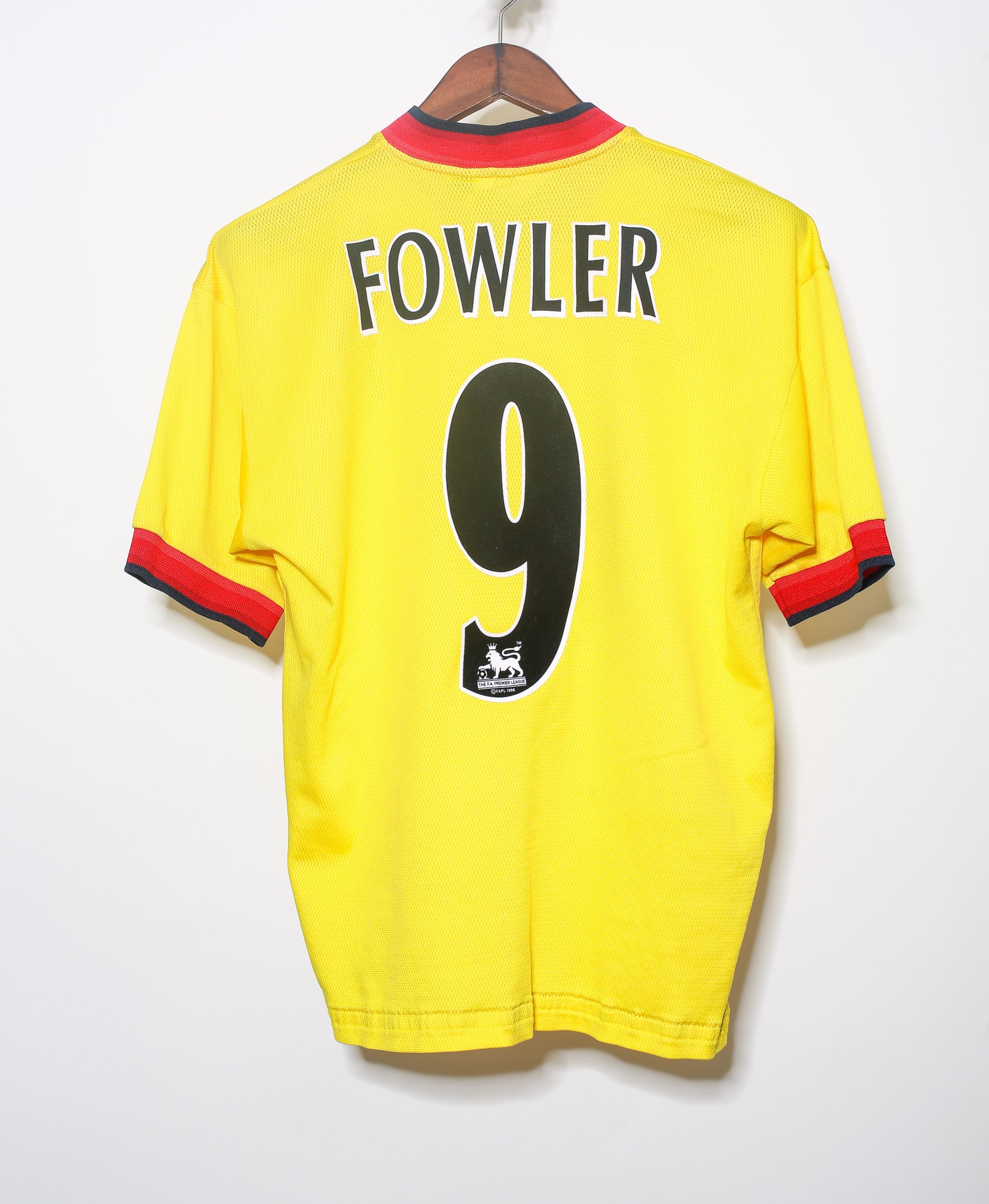 1997-1998 Liverpool FC Away Jersey #9 Robbie Fowler (Medium) - Vintage Football Shirt for Collectors & Match Days