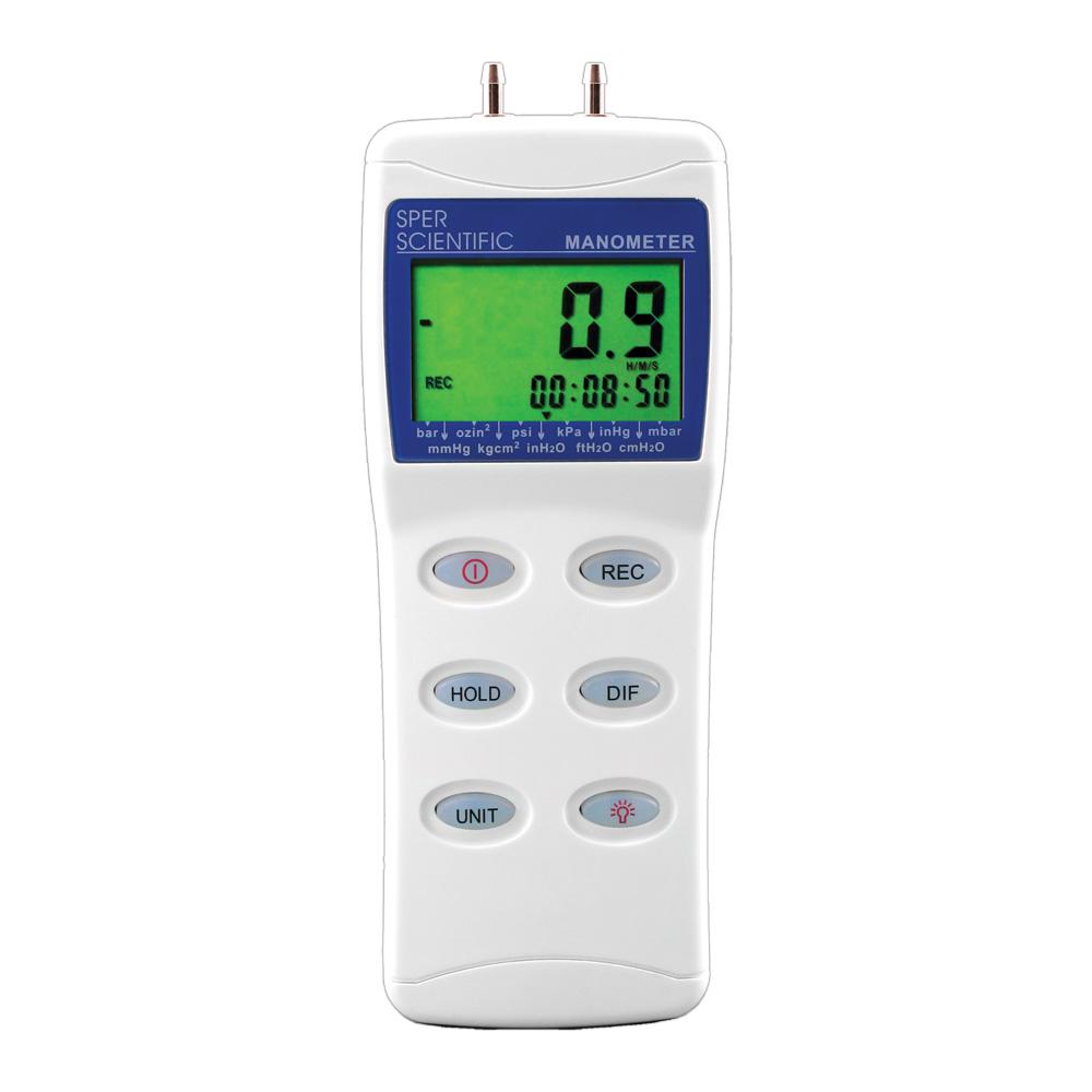 2 in 1 Digital Manometer 100 PSI - High Accuracy Pressure Gauge for HVAC, Automotive & Industrial Use