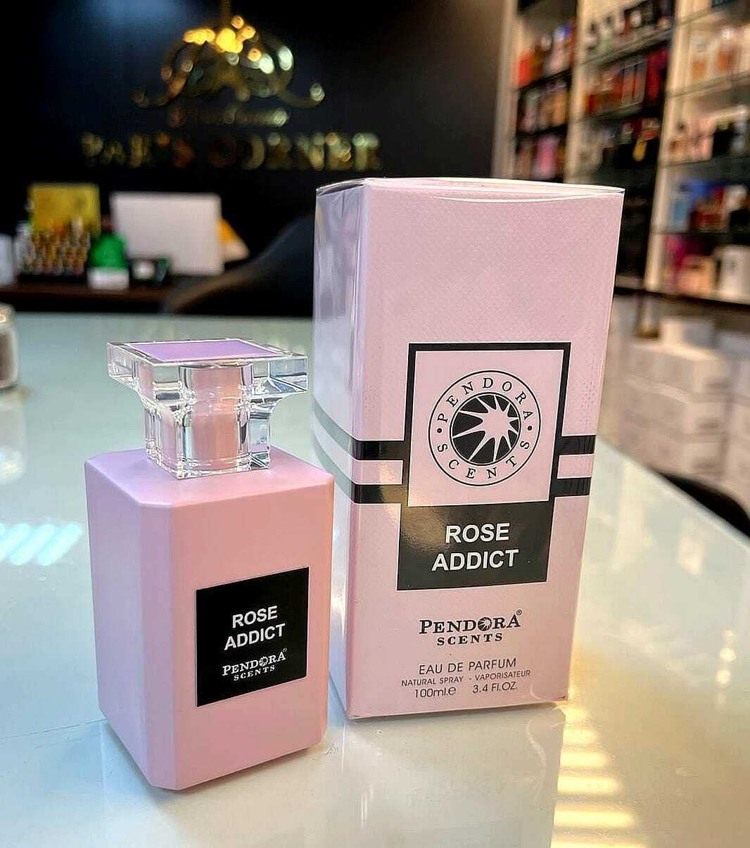 Rose Addict by Paris Corner | 100ml Unisex Eau de Parfum | Long-Lasting Floral Fruity Rose Perfume with Creamy Notes | Luxury Fragrance for Women & Men | Perfect for Date Nights, Weddings & Special Occasions