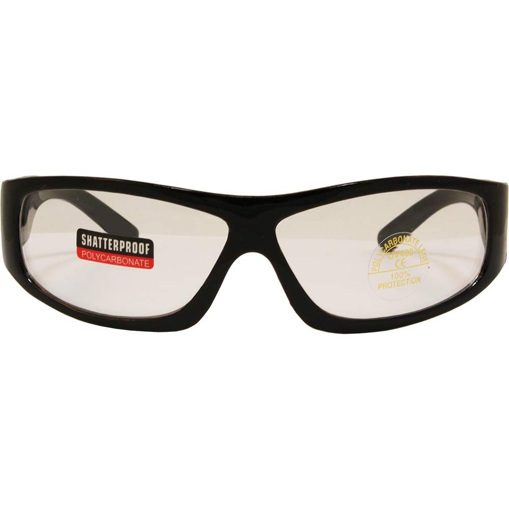 Blackbird Sport Motorcycle Riding Sunglasses - UV Protection, Anti-Glare, Lightweight Black Frame Sunglasses for Men & Women - Perfect for Cycling, Racing & Outdoor Adventures
