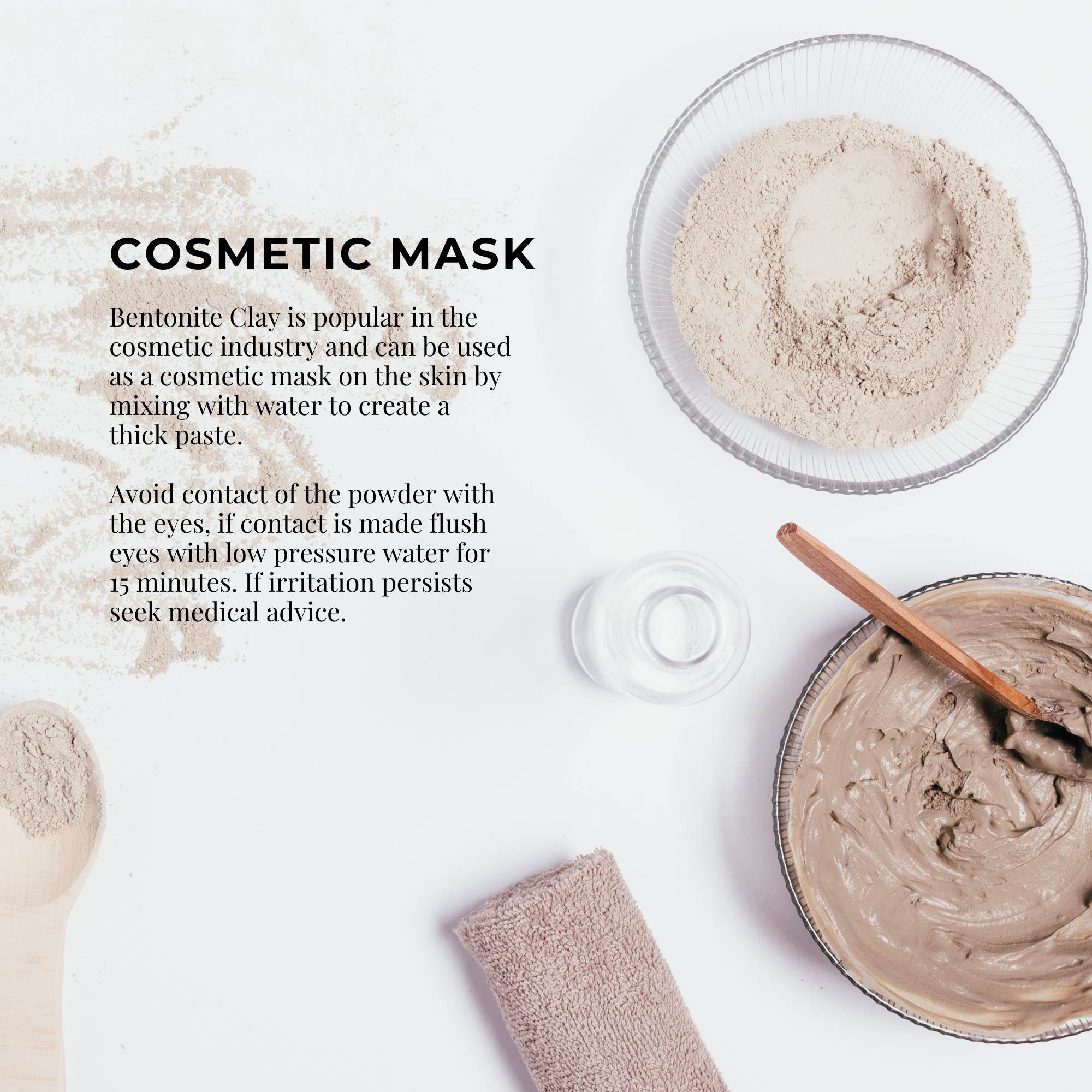 10Kg Organic Sodium Bentonite Clay Powder for Skin Care, Detox & Hair Masks – Pure Cosmetic Montmorillonite for DIY Beauty, Spa & Natural Remedies