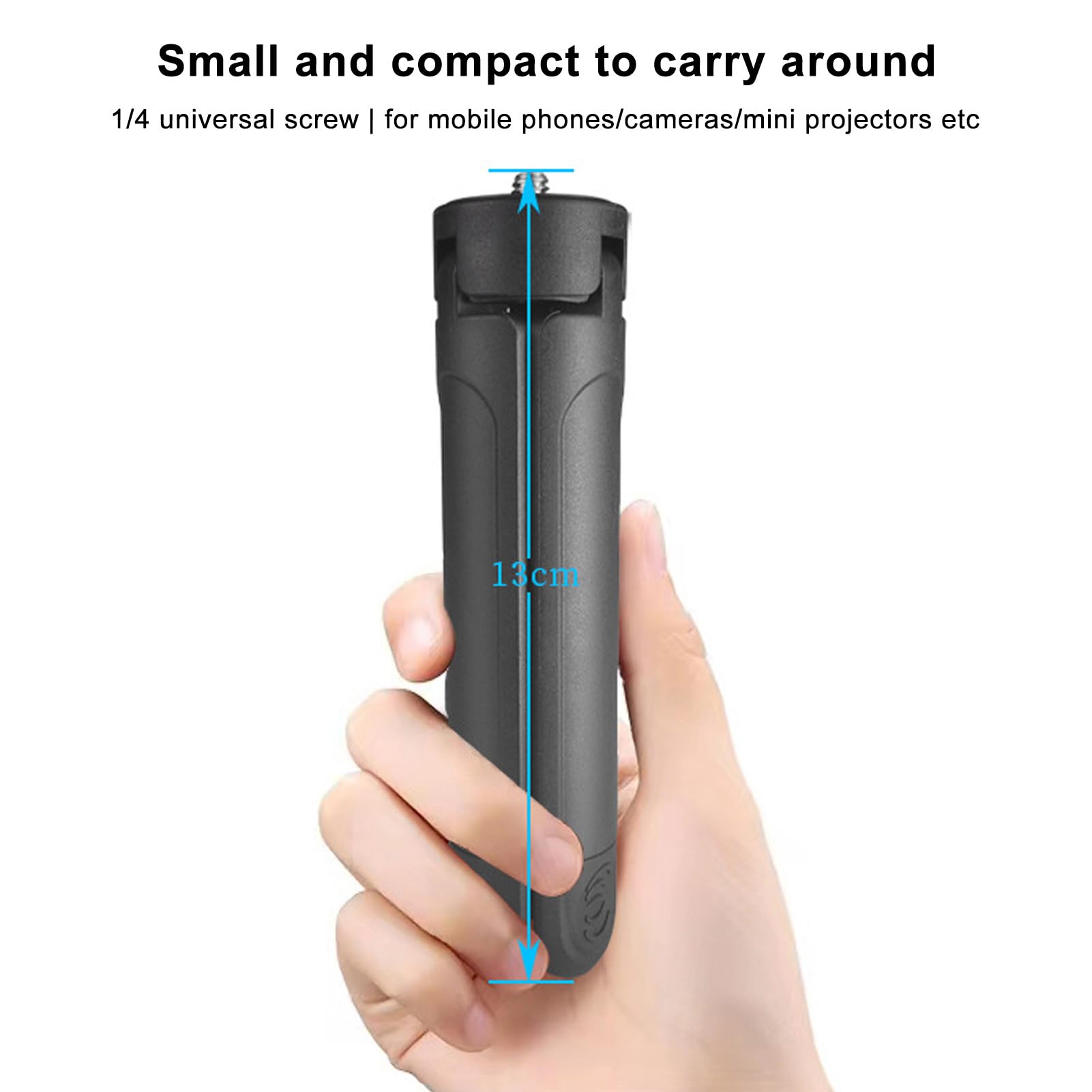 Tbest Extendable Mini Camera Tripod - Compact Tabletop Stand for DSLR, Smartphones, LOMO & EVO 70 Cameras - Portable Monopod Stabilizer for Travel, Vlogging & Photography