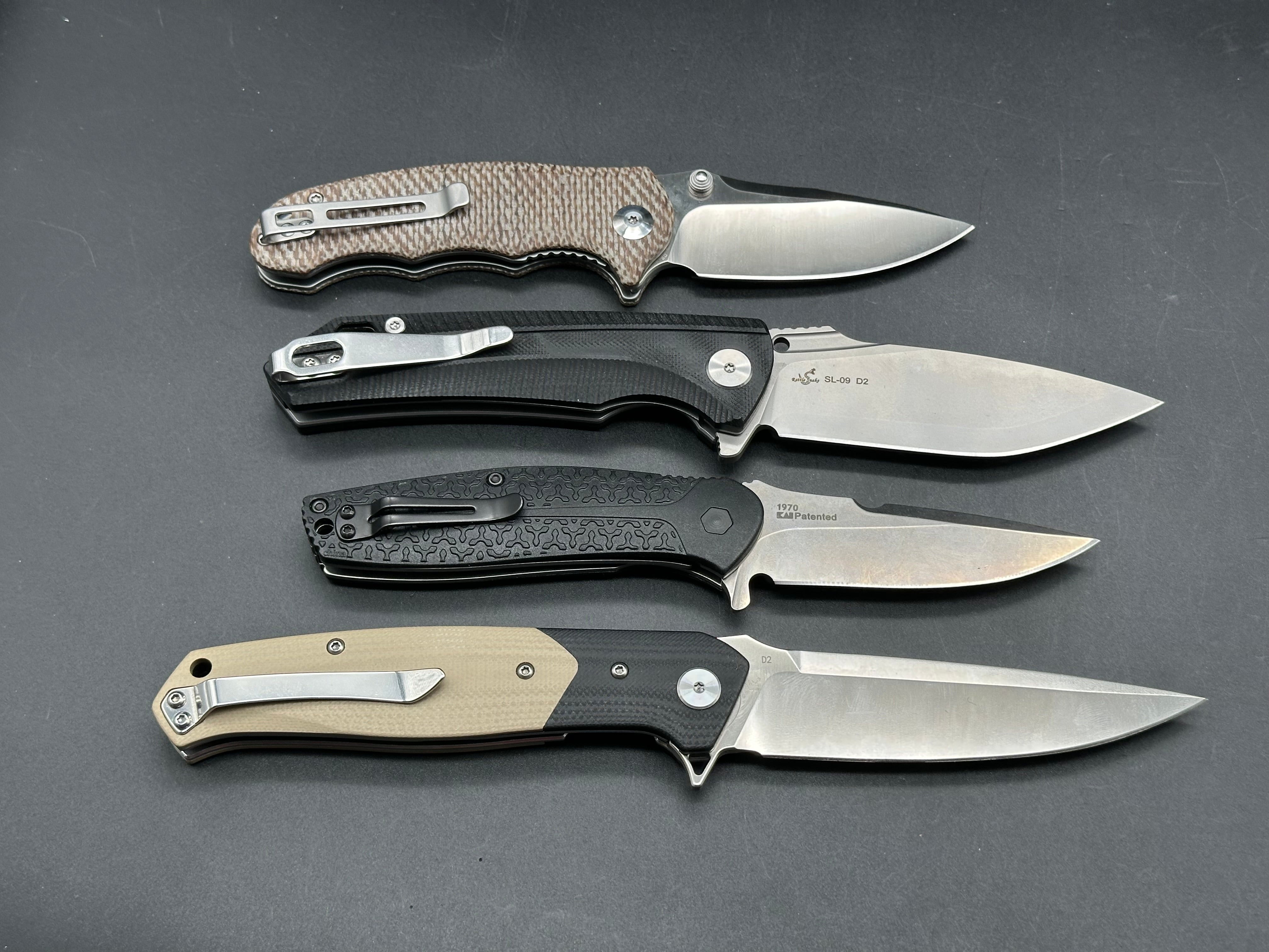 Premium 4-Piece Knife Bundle - Civivi, Sixleaf, Kershaw & Bestech - Perfect for Camping, Hiking & Outdoor Adventures