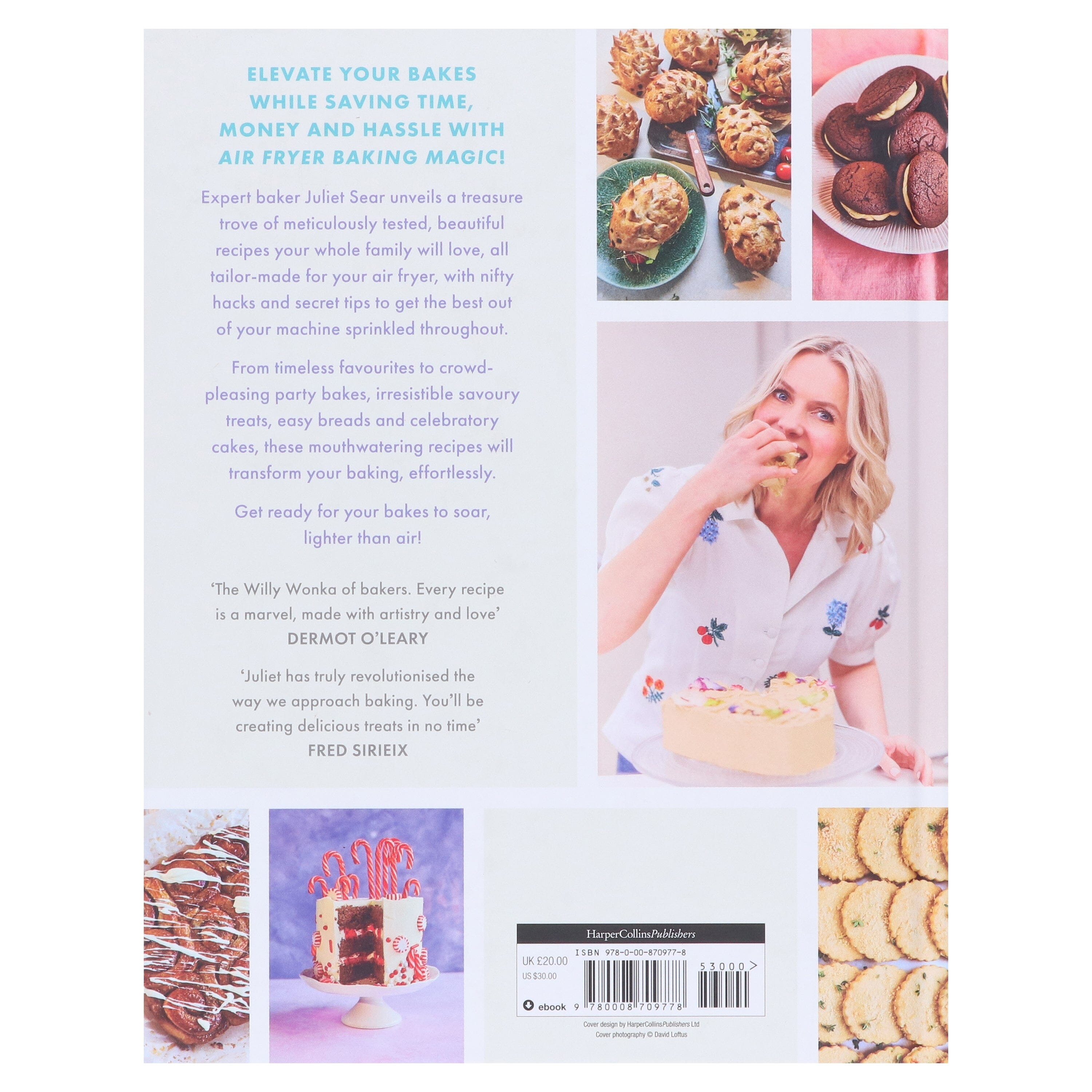 Air Fryer Baking Magic: 100 Incredible Recipes for Every Occasion by Juliet Sear | Non-Fiction Hardcover Cookbook | Perfect for Quick Meals, Healthy Snacks & Family Gatherings
